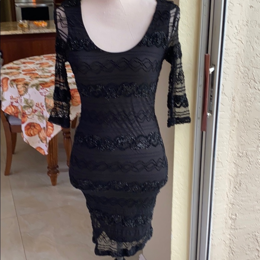 Flamingo Lace Dress